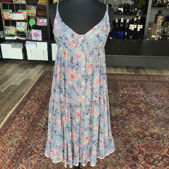 Urban Mango Floral Sundress - Picture 1 of 2